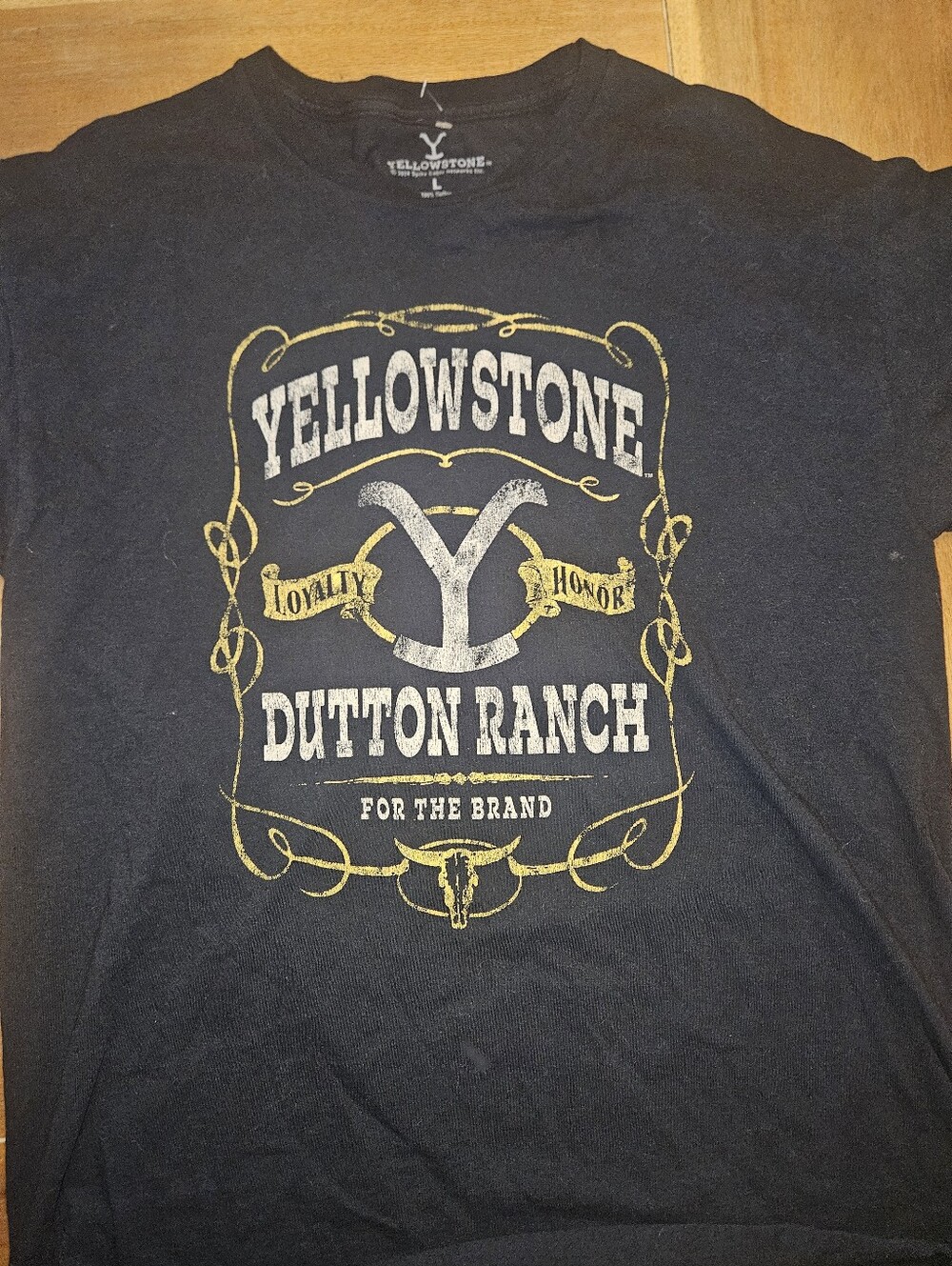 Yellowstone Dutton Ranch Short Sleeve T-Shirt - Black